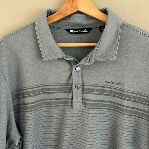 Travis Mathew Men’s Year After Year Golf Polo Size XL in blue - Picture 5 of 8